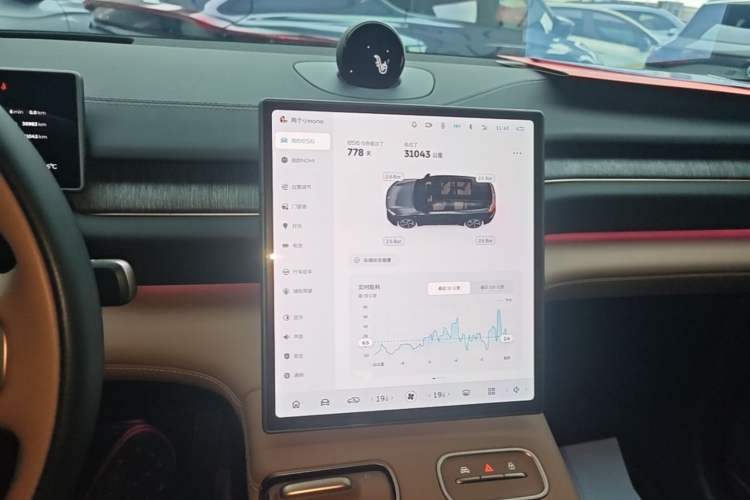 Used Nio ES6 2024 75 kWh Audio And AC Panel