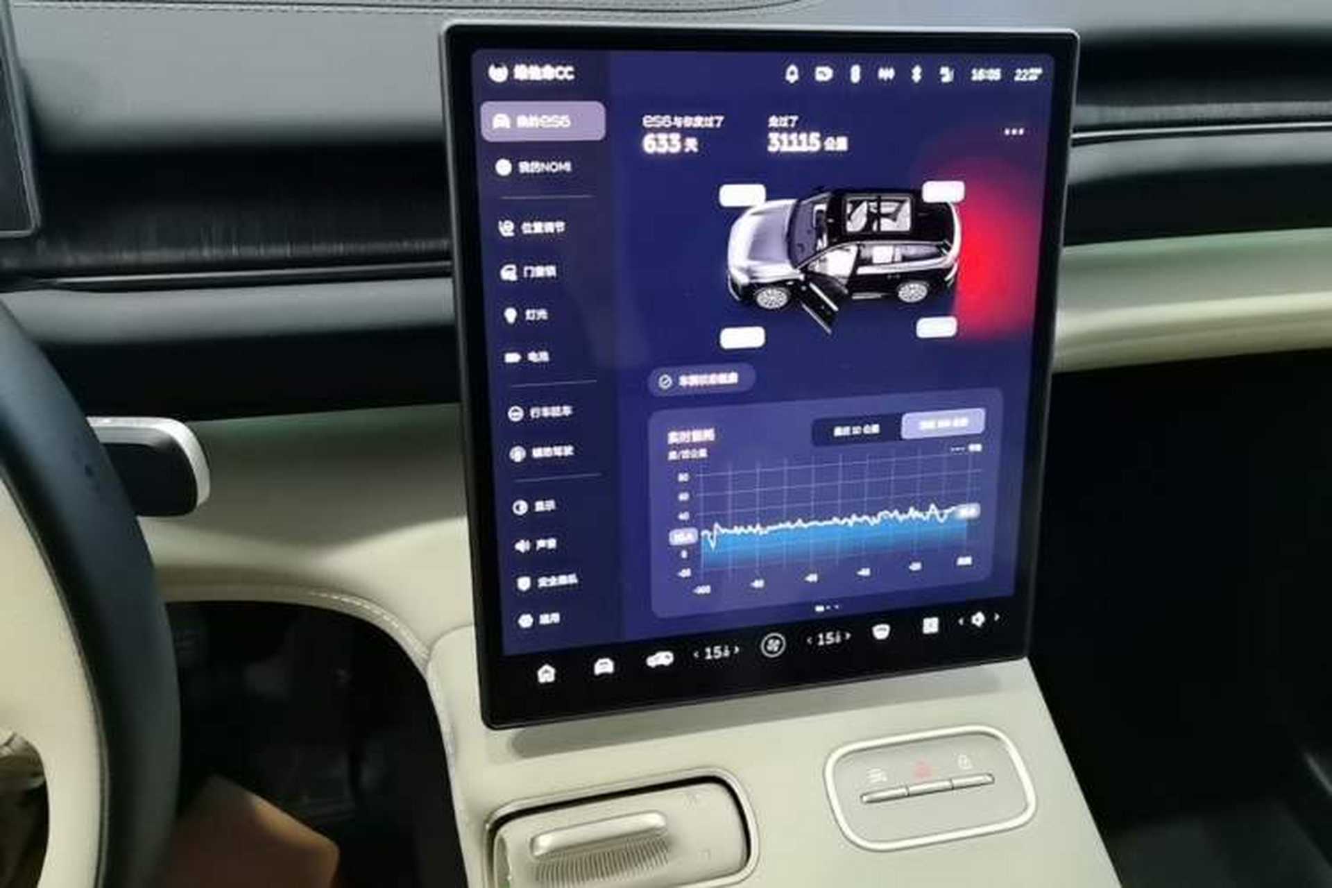 Used Nio ES6 2024 75 kWh Audio And AC Panel