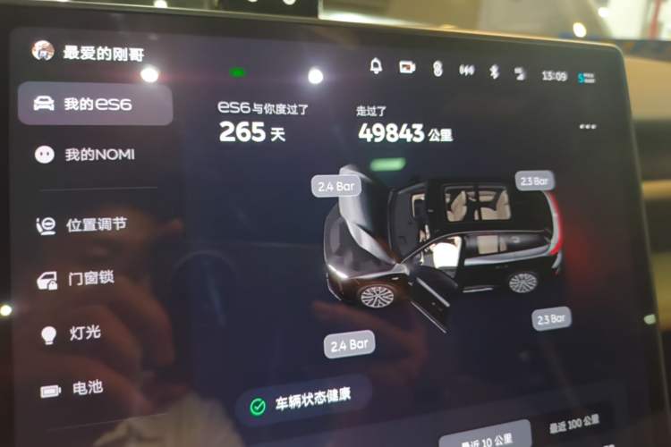 Used Nio ES6 2024 75 kWh Instrument Cluster