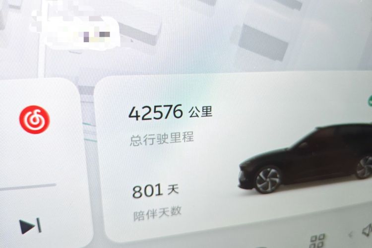 Used Nio ES6 2024 75 kWh Odometer Close Up
