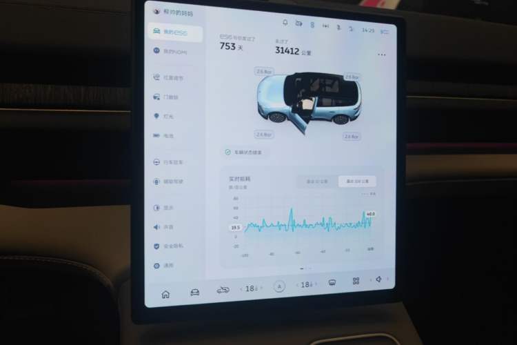 Used Nio ES6 2024 75 kWh Audio And AC Panel