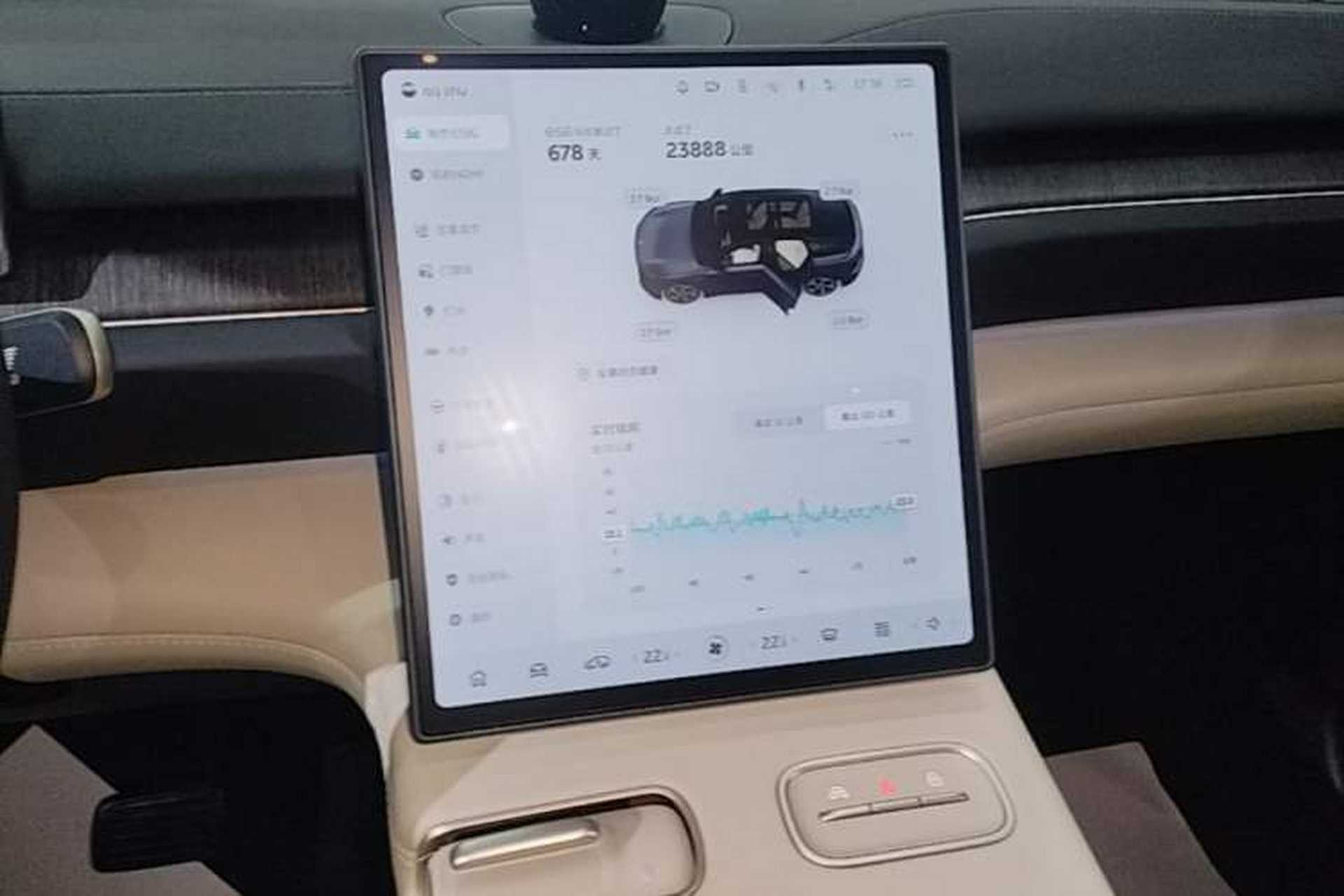 Used Nio ES6 2024 75 kWh Audio And AC Panel