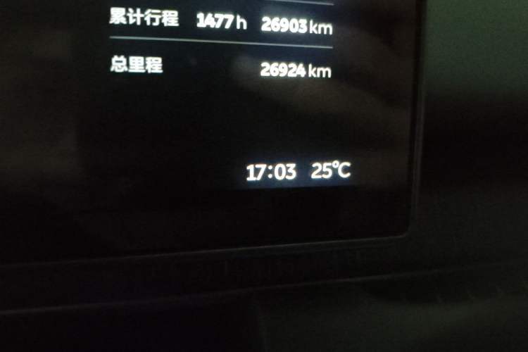Used Nio ES6 2024 75 kWh Odometer Close Up