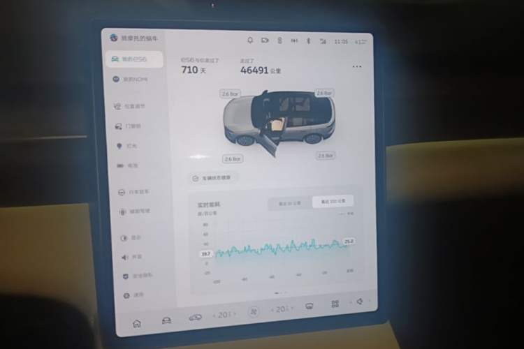 Used Nio ES6 2024 75 kWh Audio And AC Panel