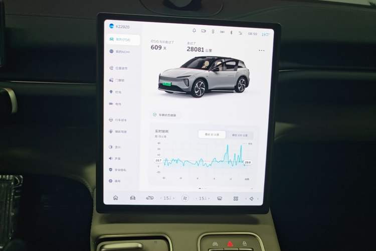 Used Nio ES6 2024 75 kWh Audio And AC Panel