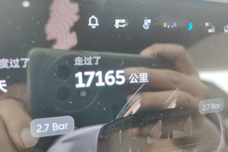 Used Nio ES6 2024 75 kWh Odometer Close Up