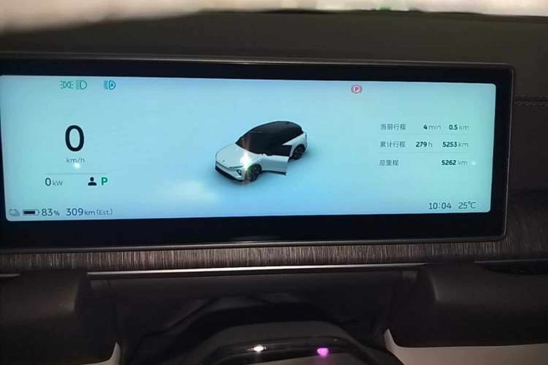 Used Nio ES6 2024 75 kWh Instrument Cluster