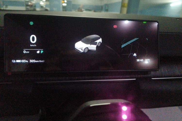 Used Nio ES6 2024 75 kWh Instrument Cluster