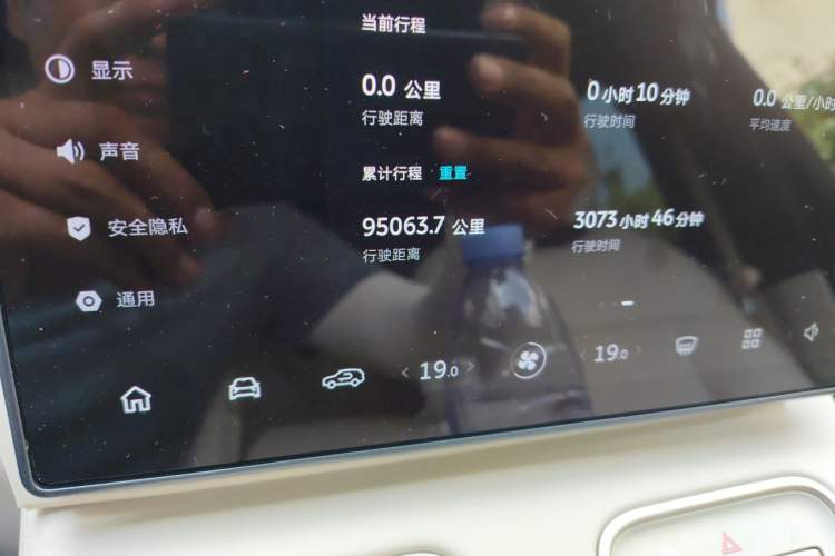 Used Nio ES6 2024 75 kWh Odometer Close Up