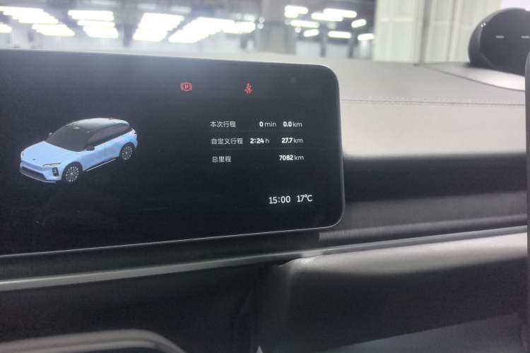 Used Nio ES6 2025 75 kWh Odometer Close Up