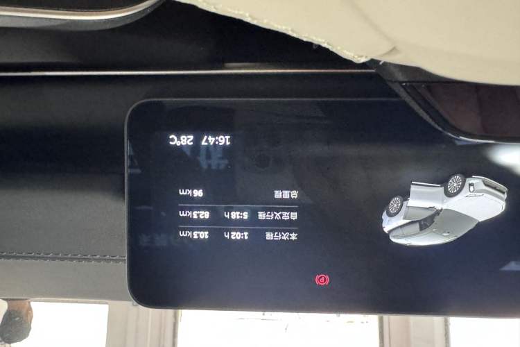 Used Nio ES6 2025 100 kWh Odometer Close Up