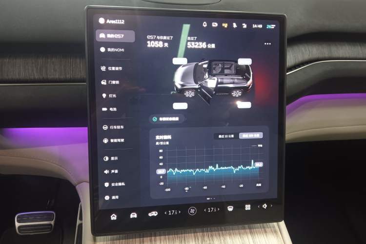 Used Nio ES7 2022 75 kWh Audio And AC Panel