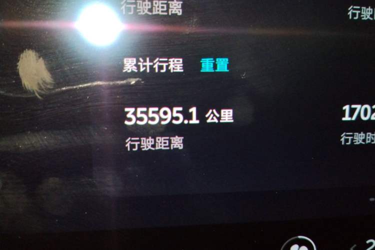 Used Nio ES7 2022 100kWh First Edition Odometer Close Up