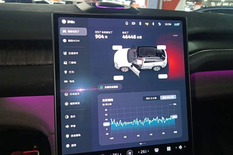 Used Nio ES7 2022 75 kWh Audio And AC Panel