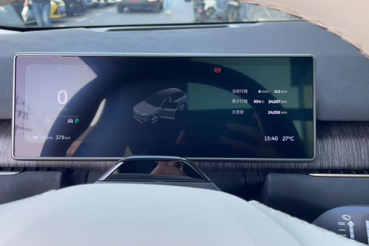 Used Nio ES7 2022 100kWh First Edition Odometer Close Up