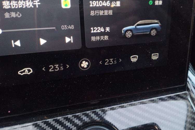 Used Nio ES8 2018 Founder Edition Odometer Close Up