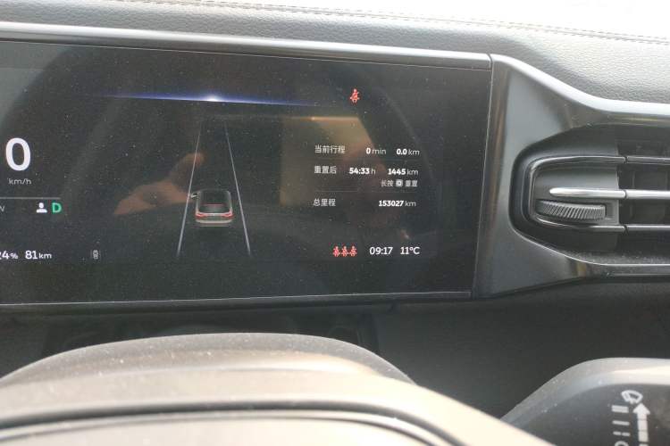 Used Nio ES8 2018 355 km Base Version 7-Seater Edition Odometer Close Up