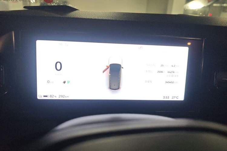 Used Nio ES8 2018 355 km Base Version 7-Seater Edition Instrument Cluster