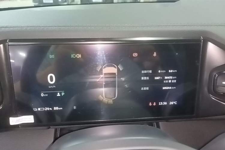 Used Nio ES8 2018 355 km Base Version 6-Seater Edition Instrument Cluster