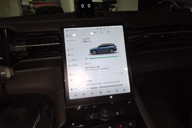 Used Nio ES8 2018 355 km Base Version 7-Seater Edition Audio And AC Panel