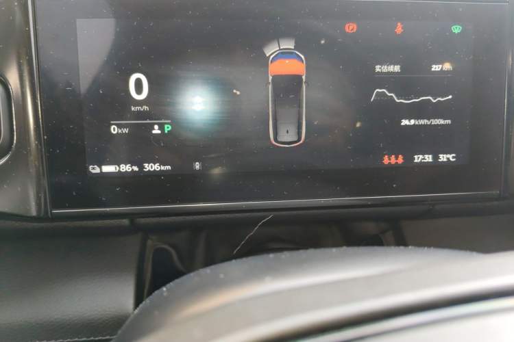 Used Nio ES8 2018 355 km Base Version 7-Seater Edition Instrument Cluster