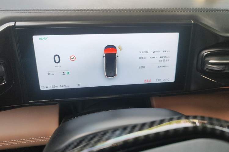 Used Nio ES8 2018 Founder Edition Odometer Close Up