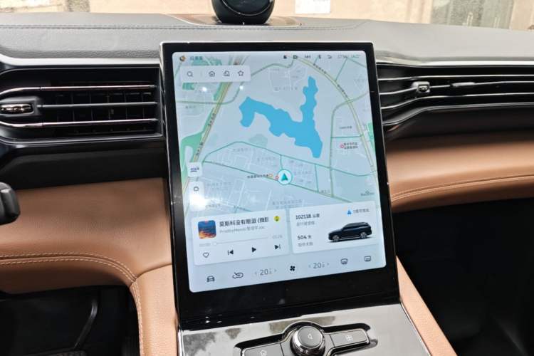 Used Nio ES8 2020 450 km Range 6-Seater Version Audio And AC Panel