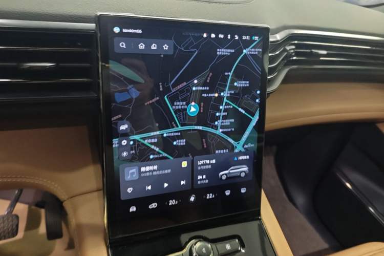 Used Nio ES8 2020 580 km Range Six-Seater Version Audio And AC Panel