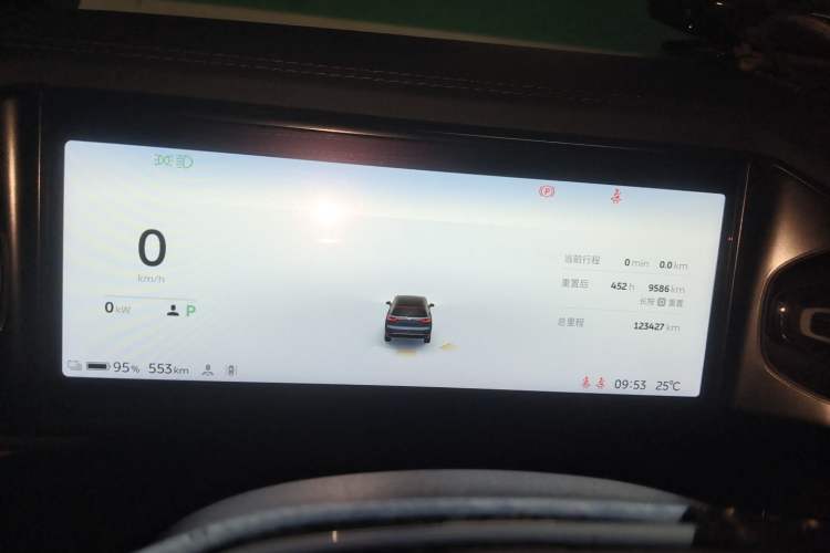Used Nio ES8 2020 580 km Range Six-Seater Version Instrument Cluster