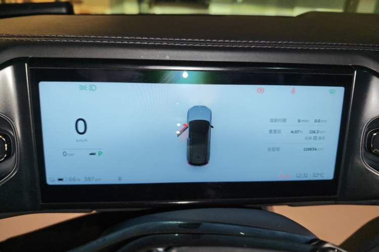 Used Nio ES8 2020 580 km Range Signature Edition Six-Seater Version Instrument Cluster