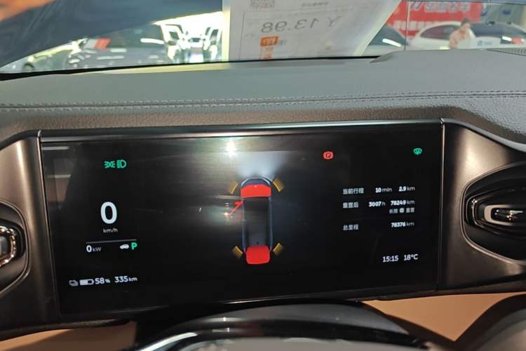 Used Nio ES8 2020 580 km Range Six-Seater Version Instrument Cluster