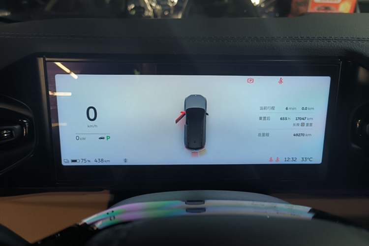 Used Nio ES8 2020 580 km Range Six-Seater Version Instrument Cluster