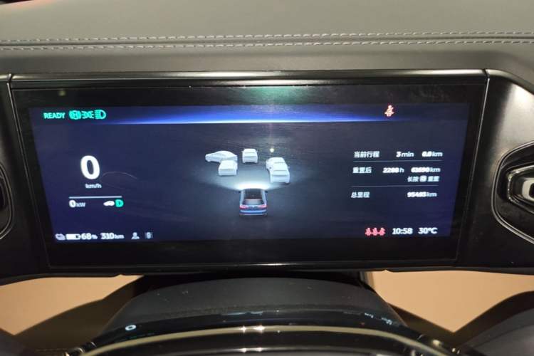 Used Nio ES8 2020 415 KM Signature Edition 7-Seater Version Instrument Cluster