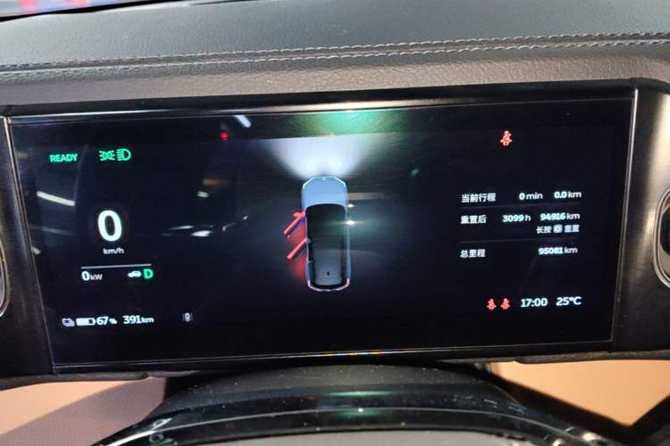 Used Nio ES8 2020 580 km Range Signature Edition Six-Seater Version Instrument Cluster