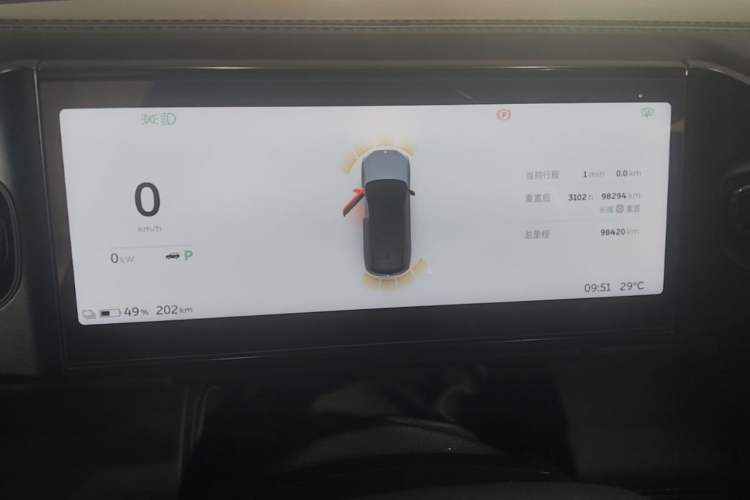 Used Nio ES8 2020 415 km Signature Edition 6-Seater Version Instrument Cluster