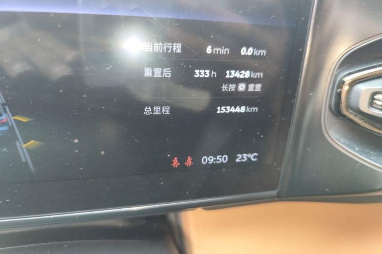 Used Nio ES8 2020 580 km Range Signature Edition Six-Seater Version Odometer Close Up