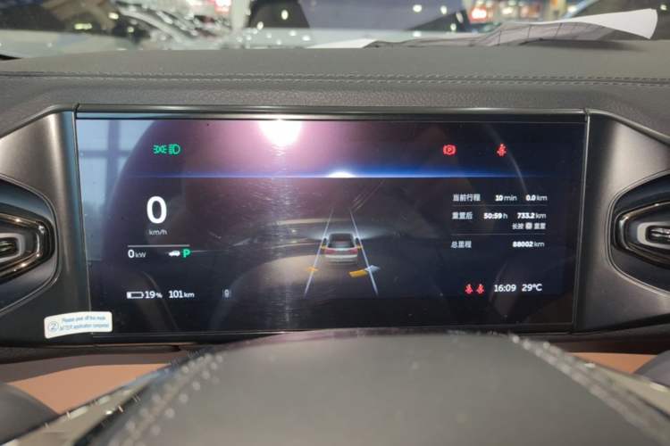 Used Nio ES8 2020 580 km Range Six-Seater Version Instrument Cluster