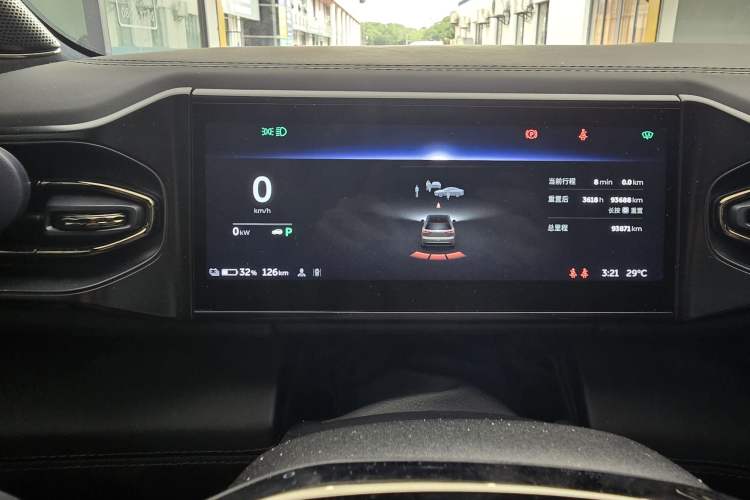 Used Nio ES8 2020 415 km Signature Edition 6-Seater Version Odometer Close Up