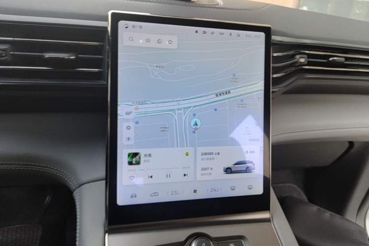 Used Nio ES8 2020 485 km Signature Edition Six-Seater Version Audio And AC Panel
