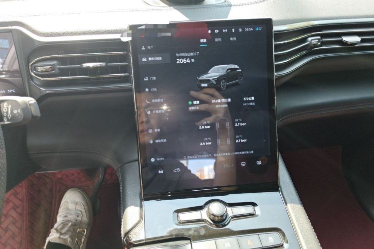 Used Nio ES8 2020 415 km Range 6-Seater Version Audio And AC Panel