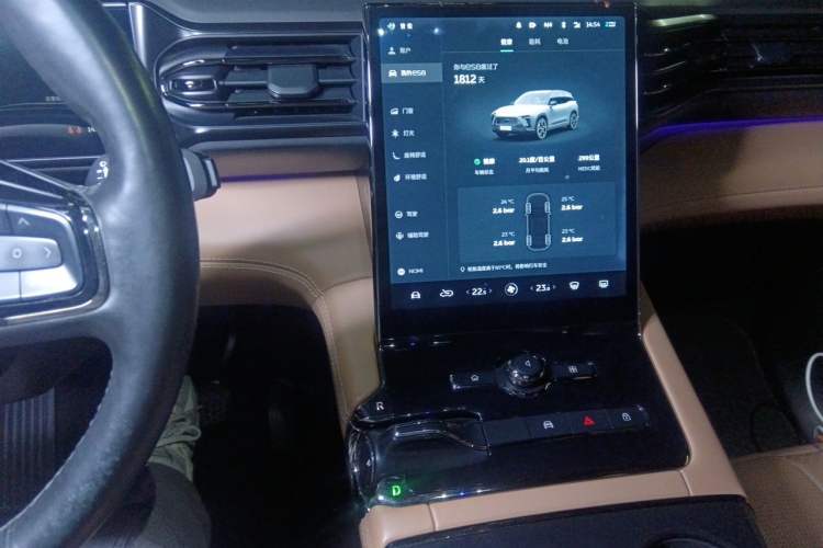Used Nio ES8 2020 580 km Range Signature Edition Six-Seater Version Audio And AC Panel