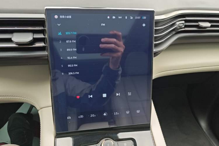 Used Nio ES8 2020 415 km Signature Edition 6-Seater Version Audio And AC Panel