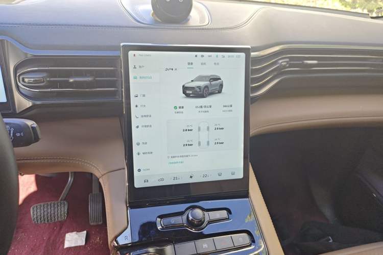 Used Nio ES8 2020 580 km Range Signature Edition Six-Seater Version Audio And AC Panel