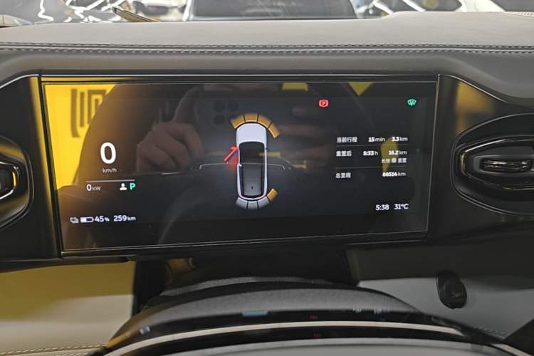 Used Nio ES8 2020 580 km Range Signature Edition Six-Seater Version Instrument Cluster