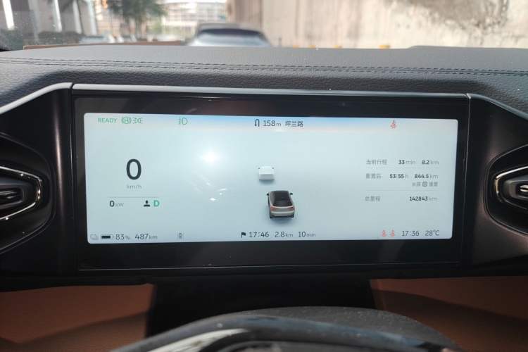 Used Nio ES8 2020 580 km Range Six-Seater Version Instrument Cluster