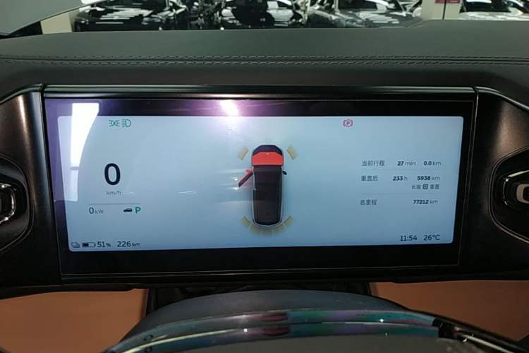 Used Nio ES8 2020 415 km Signature Edition 6-Seater Version Instrument Cluster