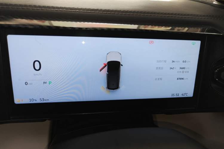 Used Nio ES8 2020 580 km Range Signature Edition Six-Seater Version Instrument Cluster