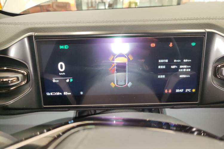 Used Nio ES8 2020 580 km Range Six-Seater Version Instrument Cluster