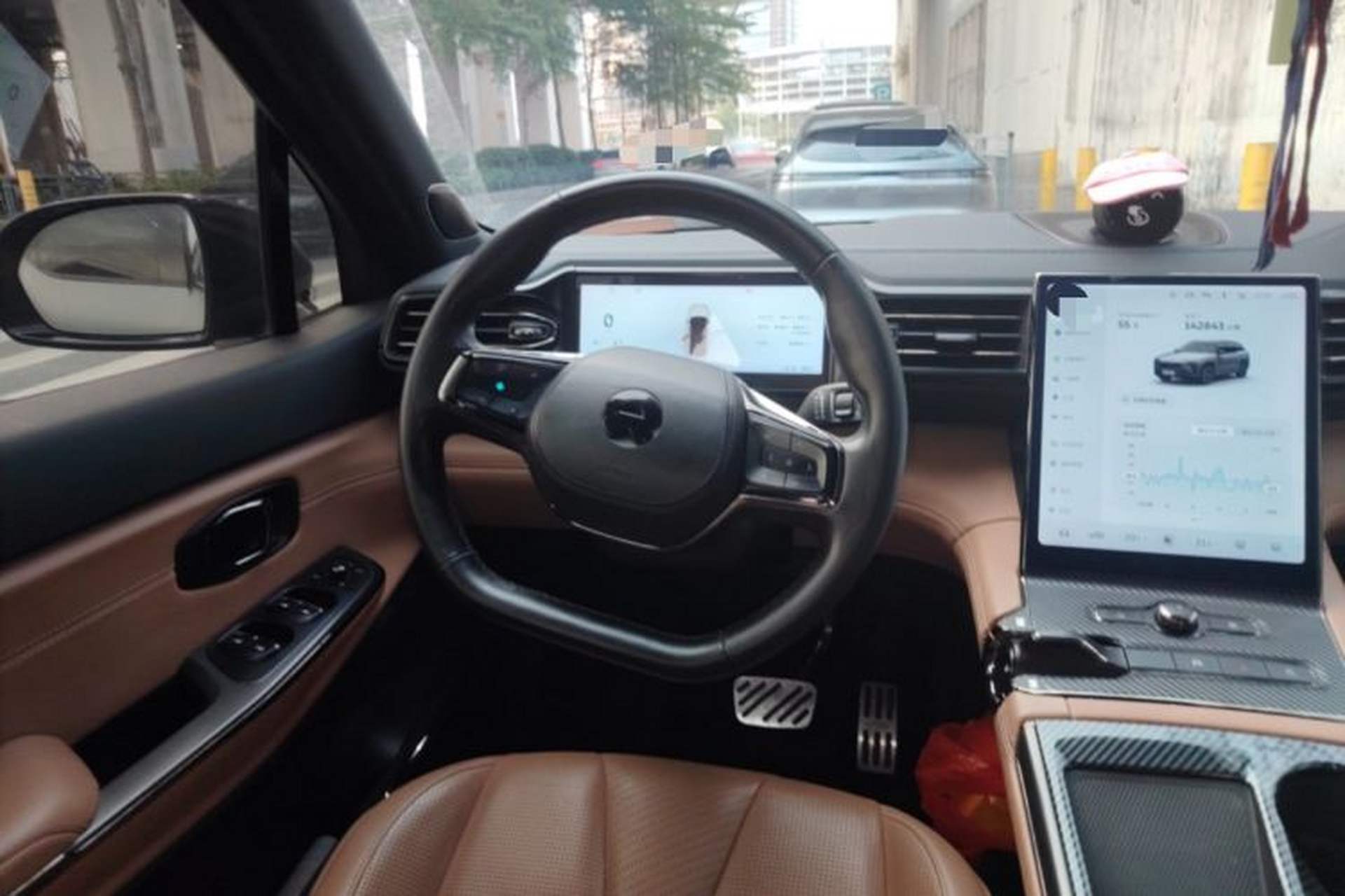 Used Nio ES8 2020 580 km Range Six-Seater Version Steering Wheel