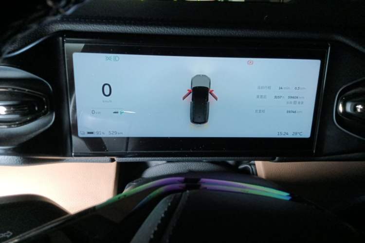 Used Nio ES8 2020 580 km Range Six-Seater Version Instrument Cluster